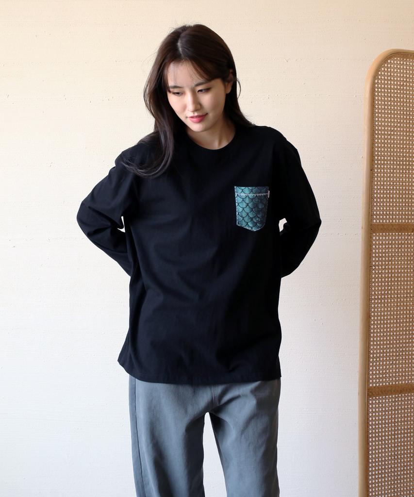 BELLEFFA Squama (Scales) Designer Long-Sleeve T-Shirt