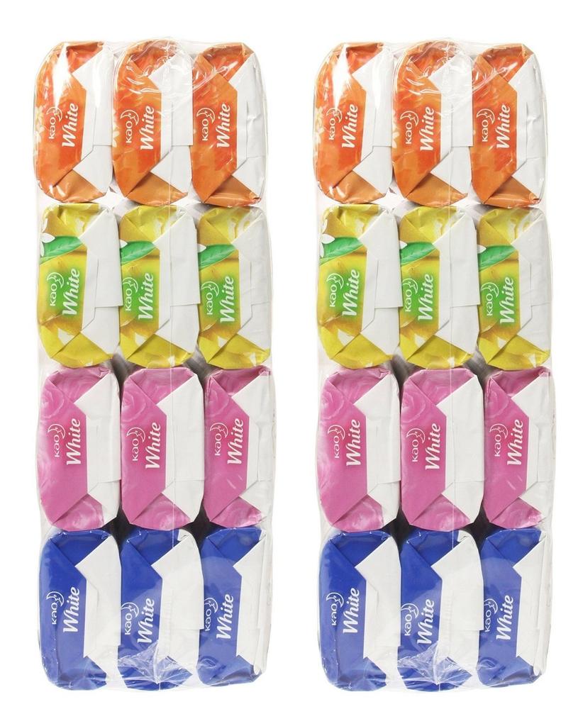 Kao White Scent Ассорти Упаковка для ванны 12 x 2 Увлажняющий