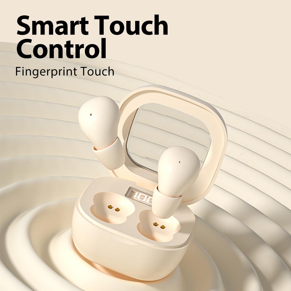 Невидимые наушники для сна, беспроводные Bluetooth 5,3 наушники с микрофоном, мини-гарнитуры TWS, шумоподавляющие стереонаушники HIFI