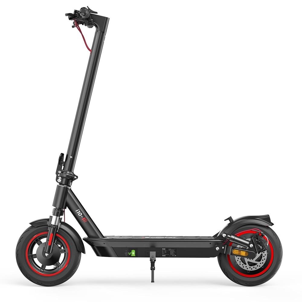 iScooter i10 10" Electric Scooter for Adults - 45KM Range, 650W Motor, Dual Suspension & Air Tires | 40KM/H Speed & 120KG Load(NO ABE)