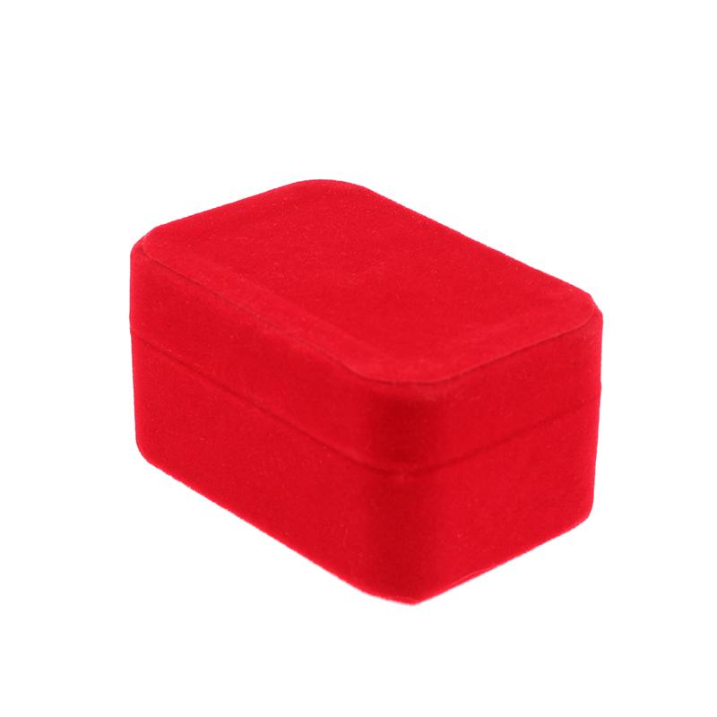 Квадратная бархатная коробка для пар с двойным кольцом, органайзер для хранения ювелирных изделий, подарочная коробка