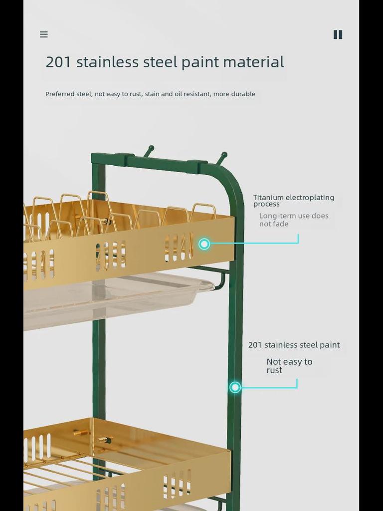 Multi-Function Dish Drying Rack with Bowl & Chopsticks Storage for Kitchen Countertop