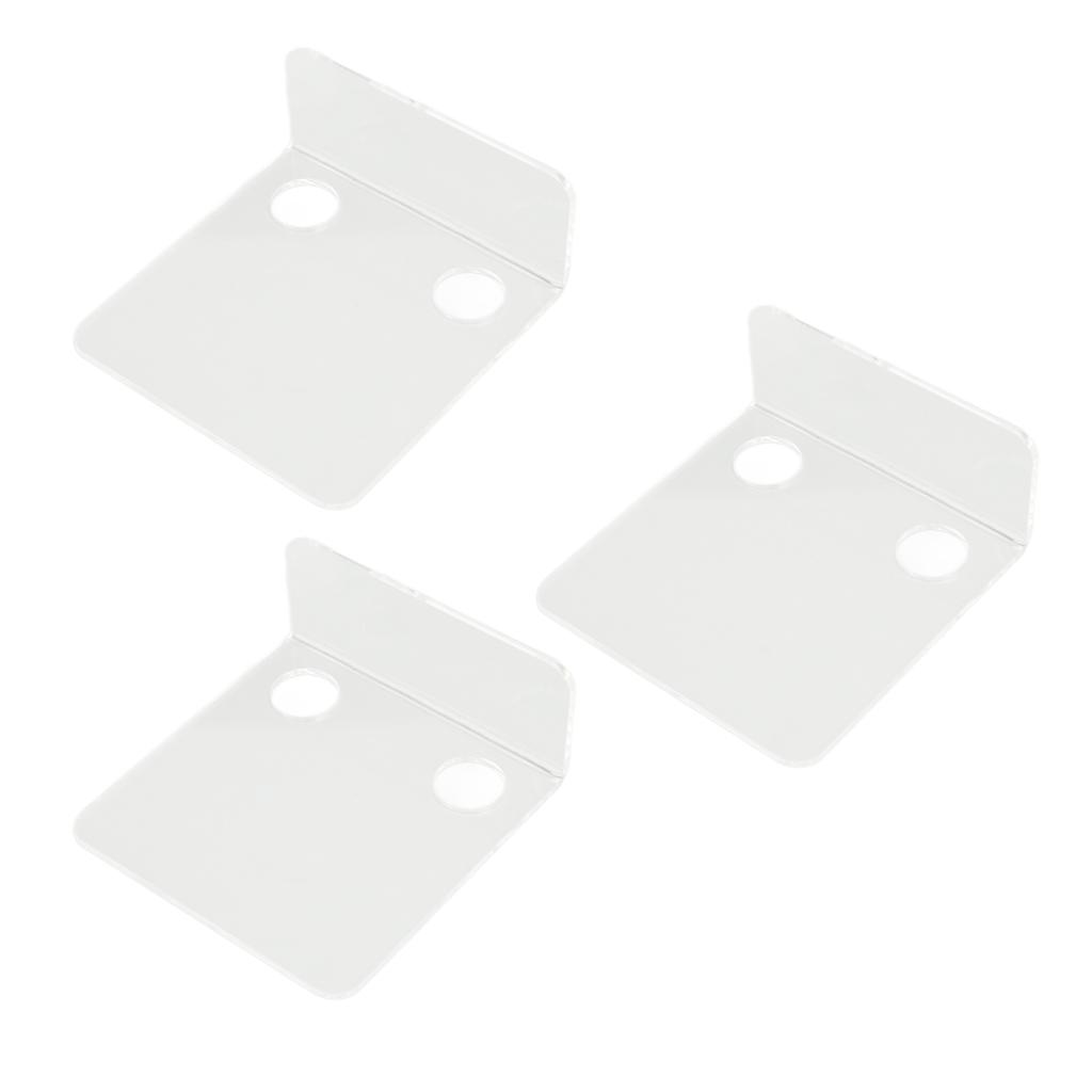 3 шт. Маленькие камеры видеонаблюдения Настенная полка с 6 кабельными зажимами 10 шт. Ленты Акрил Водонепроницаемый Сверло