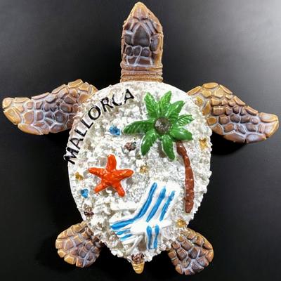 Испанская Майорка черепаха магниты на холодильник туристический сувенир наклейки на холодильник памятное украшение дома