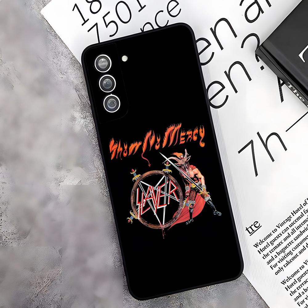 Чехол для телефона Slayer Heavy Metal Rock Band для Samsung S26 S25 Edge S24 S23 S22 S21 S20 Ultra Plus Fe Galaxy A54 A53 A34 A25 A16 Co