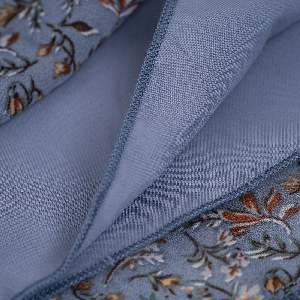 Женское осенне-зимнее плиссированное платье с круглым вырезом и рукавами-фонариками и высокой талией