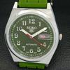ВИНТАЖНЫЕ АВТОМАТИЧЕСКИЕ ЧАСЫ SEIKO 5, ЯПОНИЯ, МУЖСКИЕ, ЗЕЛЕНЫЙ ЦИФЕРБЛАТ, a435125-2