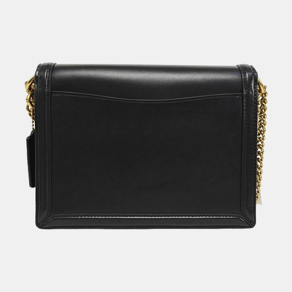 [Pre-Owned] Black Leather Shoulder Bag - Very Good #RTLJQY
