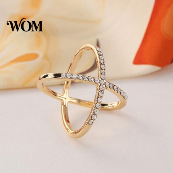 Women Scarf Accessory Rhinestone X-Shape Ring, Metal Geometric Clip, Sparkling Modern Clip Slide Ring for Silk Scarves Neckerchiefs Shawls Shirts