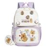Capybara School Bag For Kids With Large Capacity And Cartoon Design For School Use