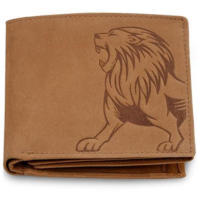 Кошелек Leo Vintage из коньячной кожи для мужчин