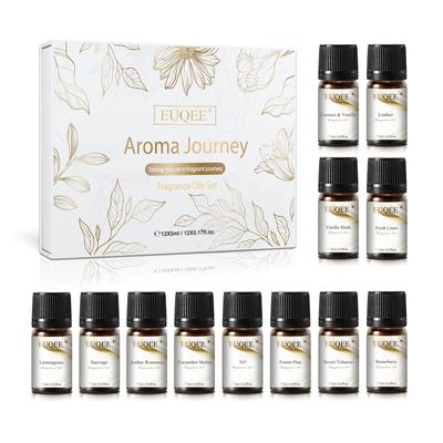 12 шт. Подарочный набор ароматических масел для ароматерапевтического диффузора, увлажнителей, ухода за кожей, массажа, изготовления свечей и мыла своими руками, подарка для друзей