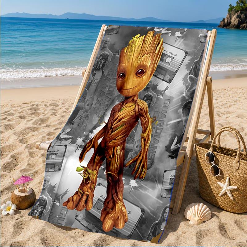 Tree Spirit's Electric Glow Beach Towel, Super Soft Microfiber, Perfect Gift for Her/Him, Birthday, for Pool, Beach, Travel, Decor Beach Party