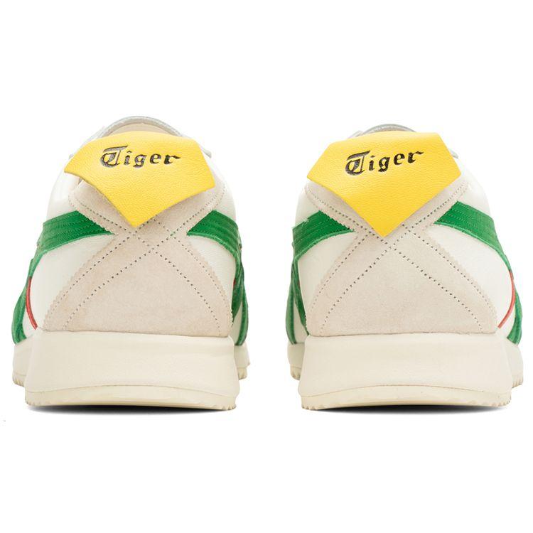 ONITSUKA TIGER Mexico 66 Кожаные Спортивные Удобные Нескользящие Износостойкие Низкие Повседневные Кроссовки Унисекс Белый Красный Зеленый 1183B889-103