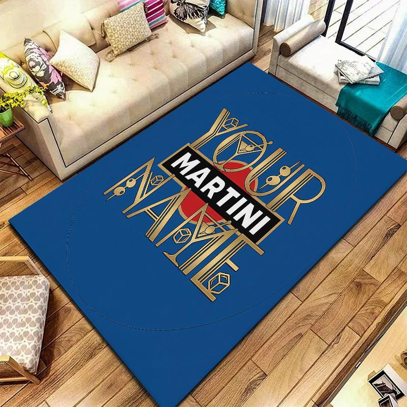 Martini Custom Name Carpet Rug For Living Room Bedroom Home Sofa Decoration Kids Play Nonslip Floor Mat