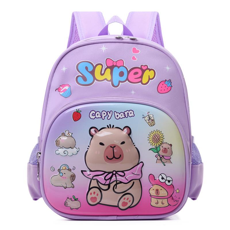Adorable Cartoon Kids Backpack For Ages 3 To 6 With Comfortable Nylon Design