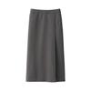 MUJI Skirt Recycled Polyester Tuck Skirt BE1P2A3A Dark Gray M Women's Women's