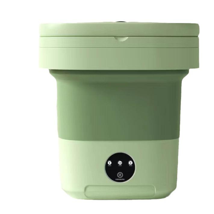 Compact Folding Washer & Dryer: Sterilizing Machine for Socks, Baby Clothes, and Dormitory Use