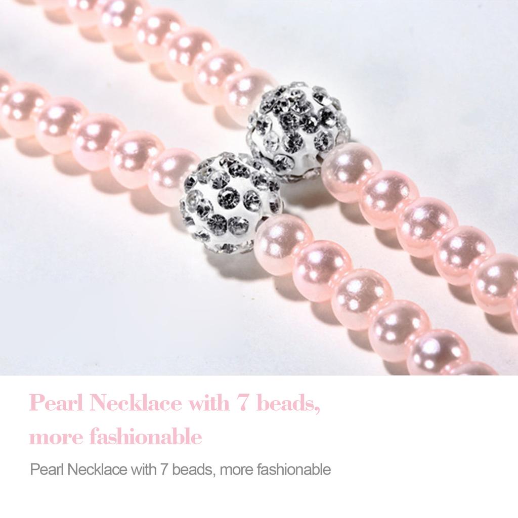 Ювелирные изделия, жемчужное ожерелье, стереонаушники с микрофоном, наушники-вкладыши 3,5 мм, проводная гарнитура