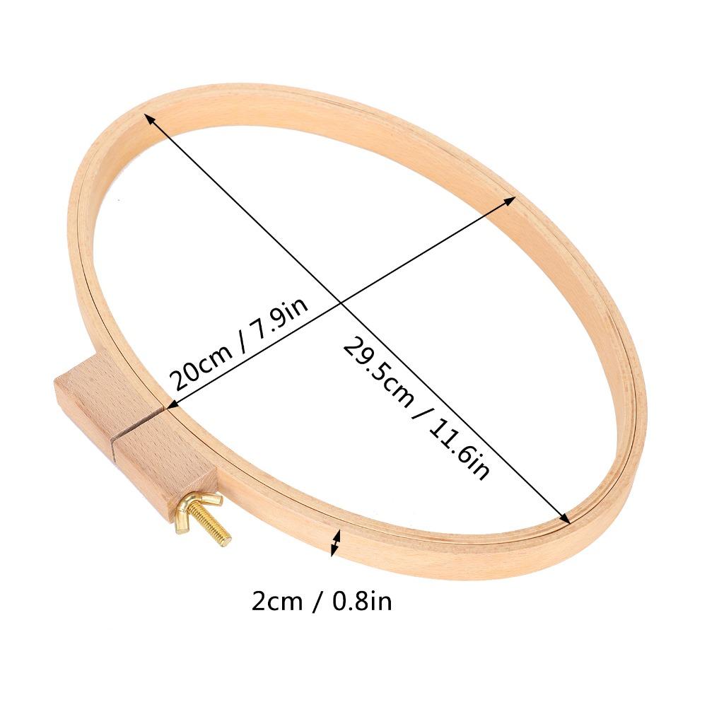 Wide Wooden Frame Embroidery Hoop Universal Clamp Wood Embroidery Hoop Desktop Craft
