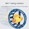 Wind-up Cartoon Chick Toy 360 Degrees Rolling Wheel Chick Toy Educational Toddlers Boys Girls Spring Clockwork Animal Spinner Wheel Toy