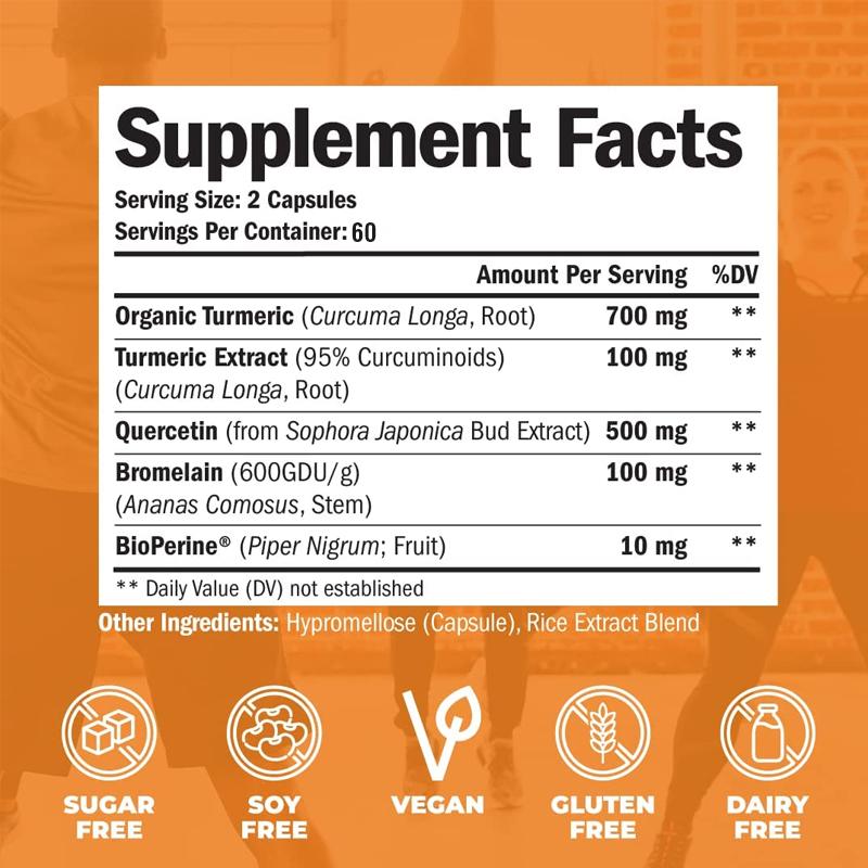 Pslalae contains a blend of organic turmeric and piperine to support joint health and is suitable for adults.