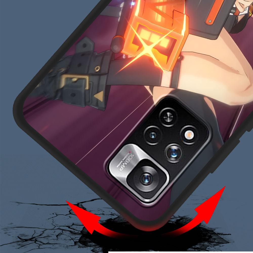 Аниме Zenless Zone Zero Чехол для Xiaomi Redmi 10A 10C 9C 12C 9A 9i 10 12 9 Prime 9T K40 Pro Черный Мягкий ТПУ Чехол для Мобильного Телефона