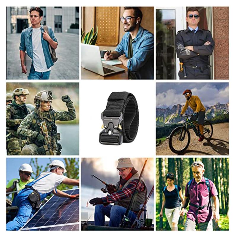 6 цветов Мужской военный тактический ремень Унисекс Магнитная пряжка Быстросъемный Нейлоновый Мягкий ремень Женский Инструментальный Тренировочный ремень для брюк