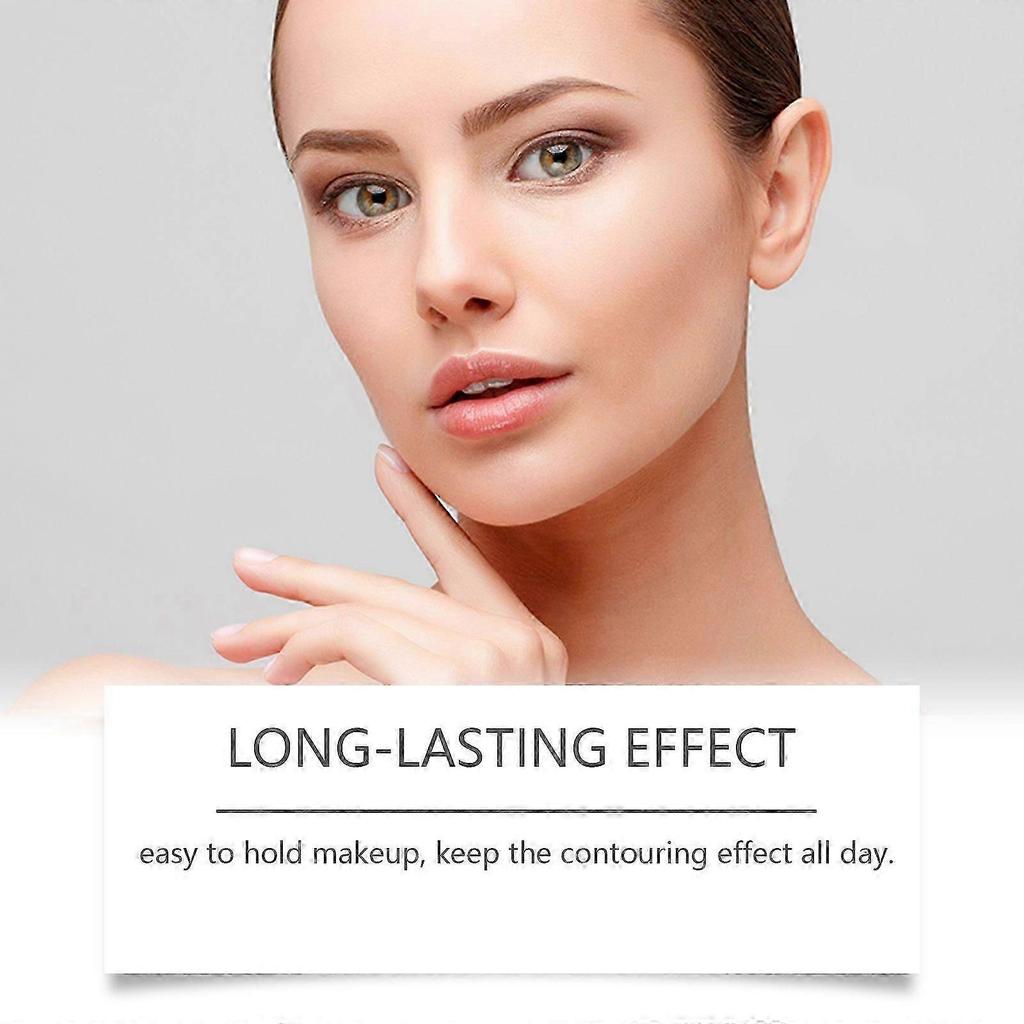 2-in-1 Facial Contour & Highlight Stick - Natural Brightening Makeup for Precise Sculpting & Radiant Glow - Long-Lasting, Travel-Friendly, Light Brown