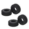 4PCS RC Wheel Tire Rubber Tyre 51mm Diameter for Axial SCX24 124 Remote Control Cars