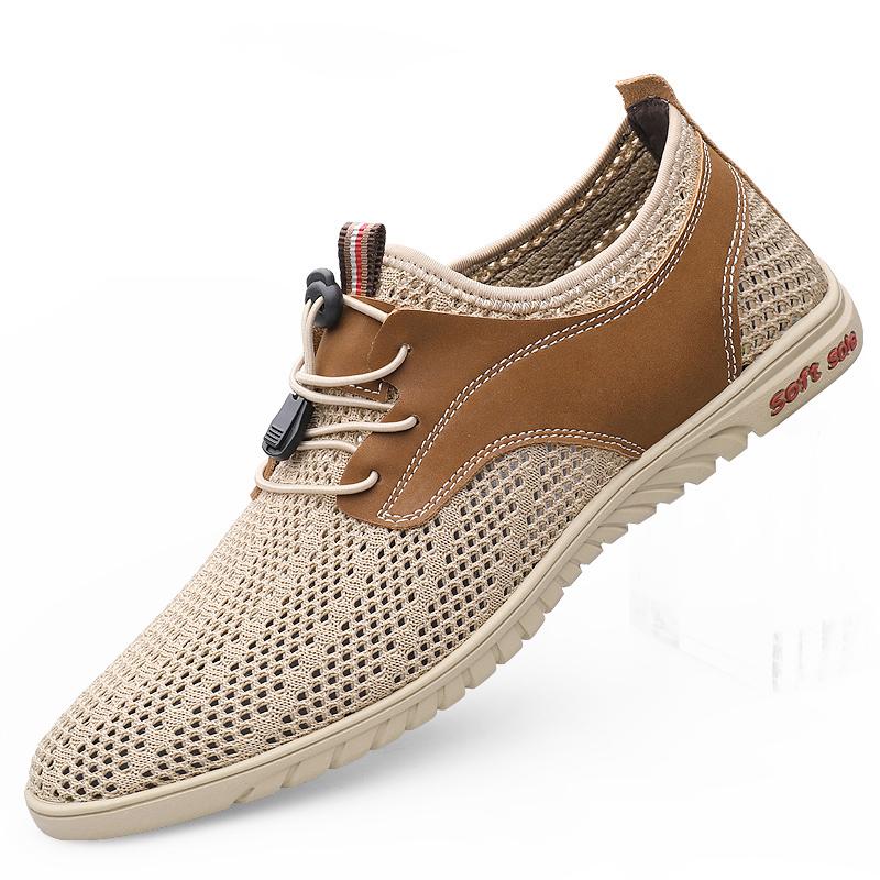 Модные Новые Мужские Кроссовки Высокого Качества Дышащая Сетка Повседневная Обувь для Мужчин Обувь Легкий Комфорт для Ходьбы Вулканизированная Обувь для Вождения