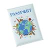 2025  Color Letter Map Printed Passport Holder Unisex Passport Cover Ticket Clip Passport Wallet Travel Id Card Holder