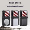 For Huawei Pura X Case Compatible with MagSafe Hard PC Hinge Protection Phone Cover with Rear Small Screen Protector