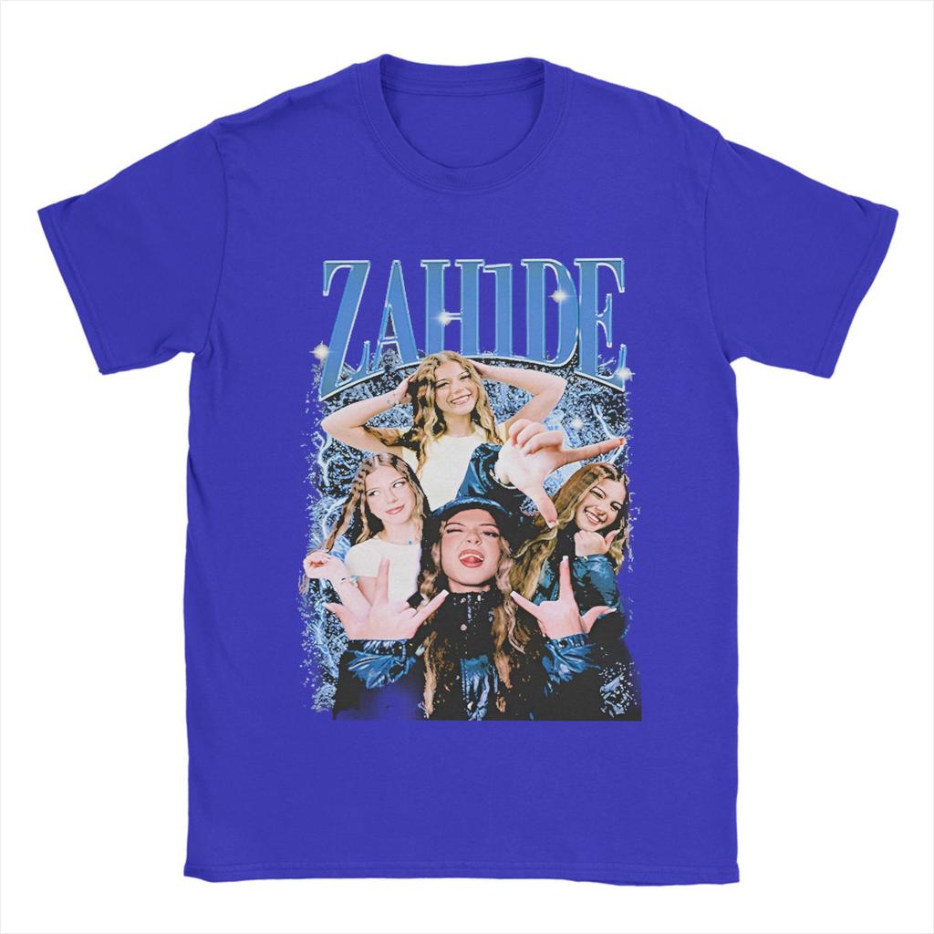 Ретро Zahide Bootleg Мерч Мужская Женская Футболка 100% Хлопок Футболка С Графическим Принтом Одежда