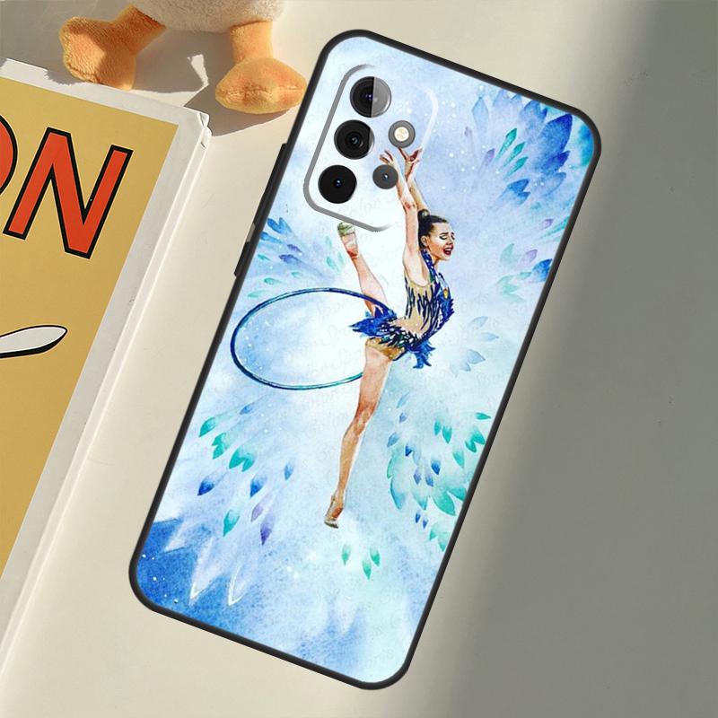 Масляная живопись Гимнастика Для Samsung Galaxy A06 A05 A36 A26 A16 A54 A34 A14 A22 A32 A52 A55 A35 A15 A53 A13 A56 Чехол