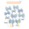 10pcs Mesh Bow Side Barrettes Princess Lace Headwear Beautiful Hair Clip  for Girls