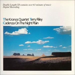 CD KRONOS QUARTET, TERRY RILEY, TERRY - Cadenza on the Night TDCN5040 Japan Classical Used