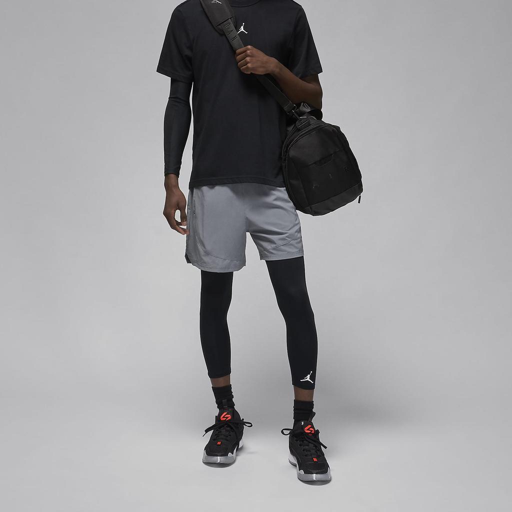 Jordan Dri-FIT Спортивные Влагоотводящие Эластичный Пояс Средняя Посадка Трехчетвертные Повседневные Шорты Мужские Шорты Дымно-Серые FN5842-084