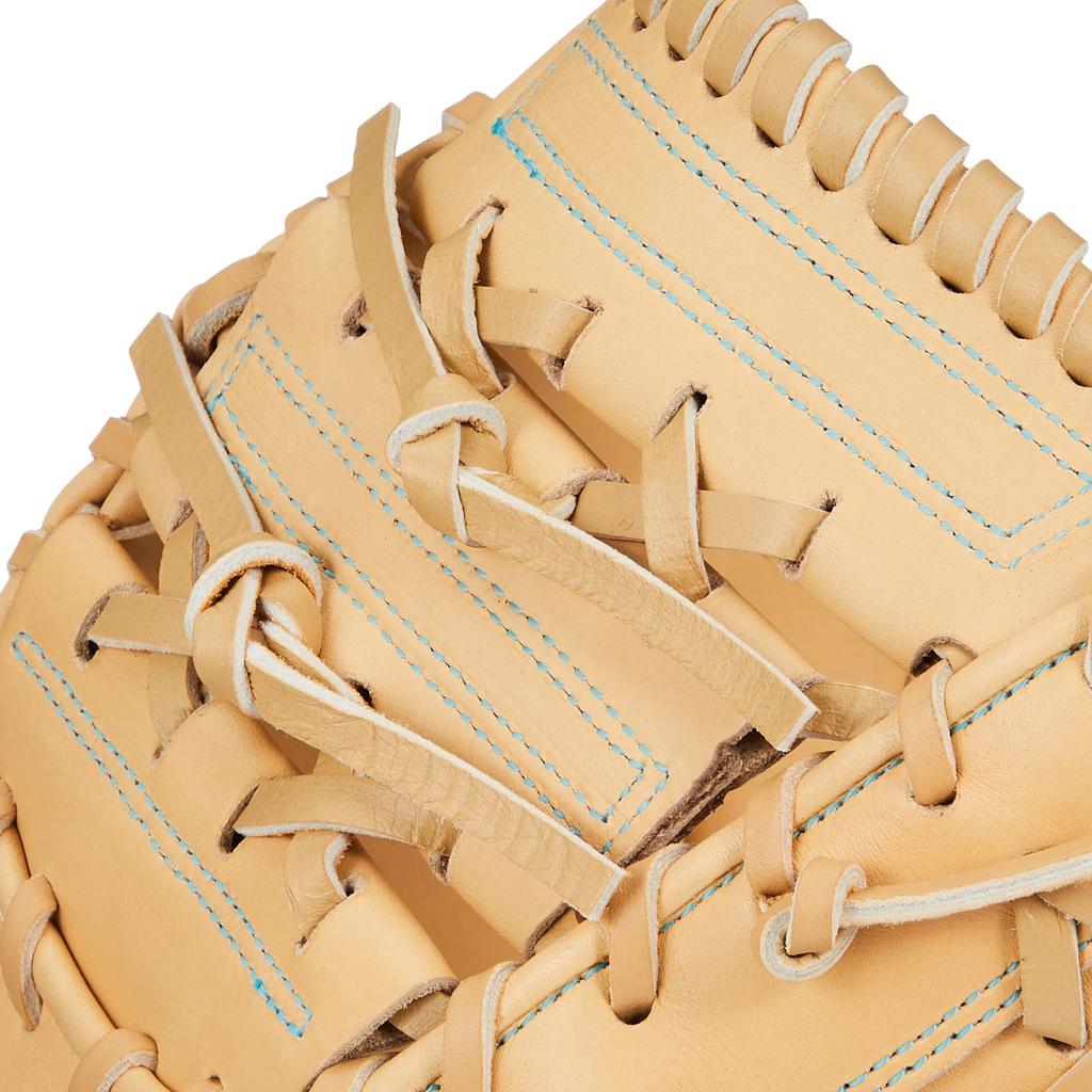 Перчатки для софтбола ZETT, первая ступень Zero One для игроков первой базы, пастельно-коричневые, для правых раскладчиков BJFB71513S, для мальчиков (3200)