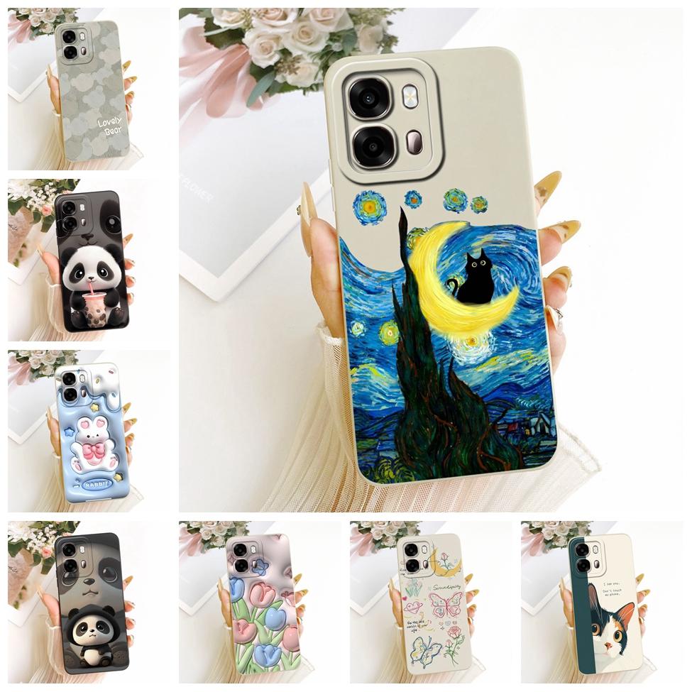 Для Oppo A6s 4G CPH2815 Чехол Для Oppo A6s 5G CPH2789 Чехол-обложка Роскошный Модный Милый Мультяшный Забавный Расписной Силиконовый Чехол для Телефона