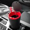 Мини-переносной водонепроницаемый автомобильный мусорный бак с крышкой и дезодорирующим хранилищем