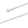 [Q8212] - Silver Anklet 'Singapore' - 23 Cm 1 Mm