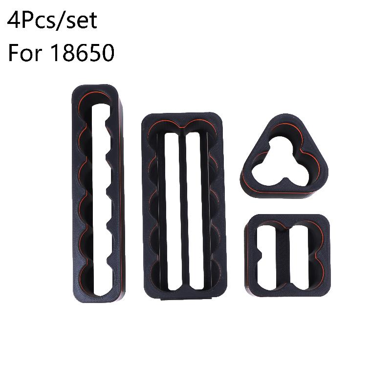 1/4 шт. PP 18650/21700 Держатель-фиксатор для точечной сварки аккумуляторов Для сборки литиевых аккумуляторов Паяльная сварка Фиксирующий кронштейн