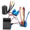 3650 Motor 4300KvBrushless ESC Heat Sink Program Card Set for 110 RC Car(80A )