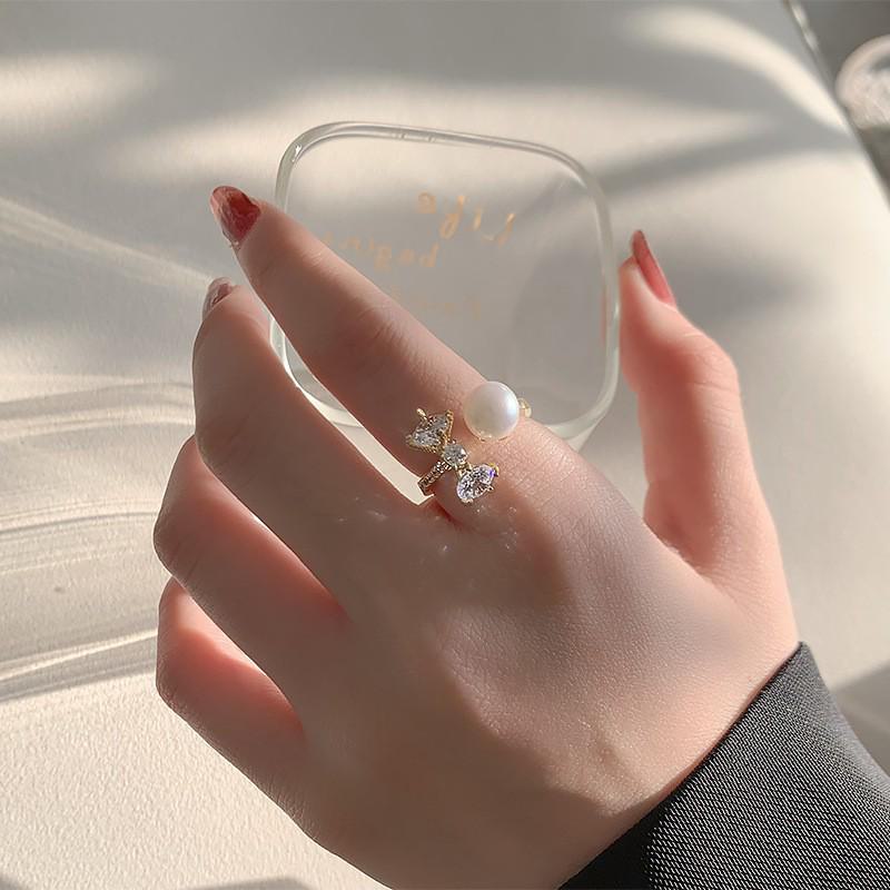 «Регулируемое кольцо в виде звезды в стиле хип-хоп Lucky Bread с голубой глазурью и смайликом — идеальный аксессуар для пары»