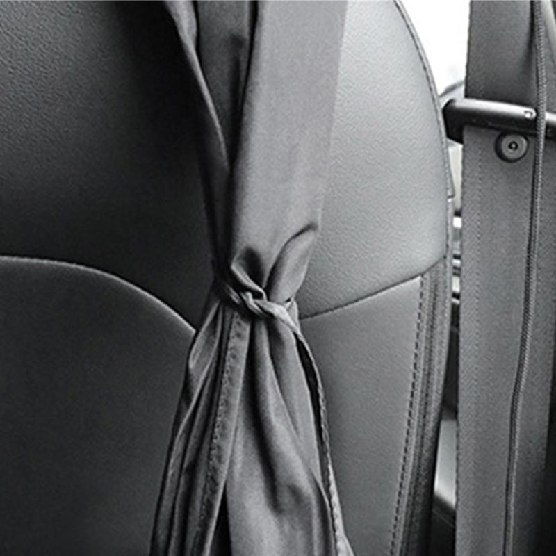 2Pcs Universal Car Divider Curtains Auto Front Rear Partition Side Window Sunshade Curtain Vehicle Foldable Removable