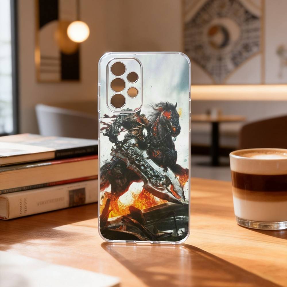Игровой чехол для телефона D-Darksiders для Samsung S25, S24, S21, S22, S23, S30, Ultra, S20, Plus, Fe Прозрачная крышка