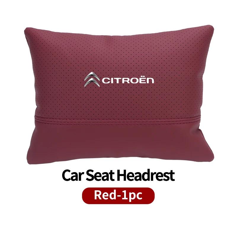 Car Seat Headrest Neck Pillow Support Cotton Protector Cushion For Citroen C5 C1 C2 C6 C4L DS3 DS4 DS5 C-Elysee Grand Berlingo CD0