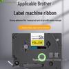 Compatible Label Ribbons for Brother Machines - White or Yellow Background with Black Text, Sizes 9-36mm, TZe-631/231