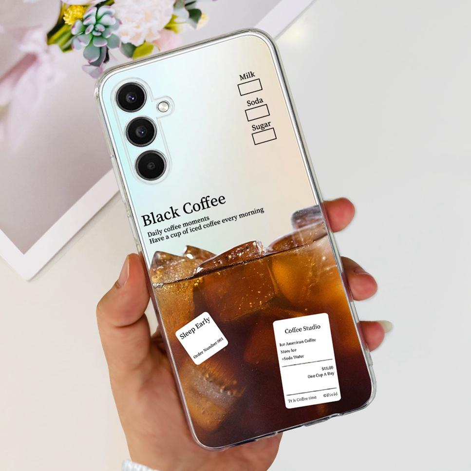 Чехол для Samsung Galaxy A34 5G 6.6" Милый Кот Астронавт Мягкий Силикон ТПУ Чехол для Samsung a34 A34 5G Ударопрочный Чехол для Телефона Funda